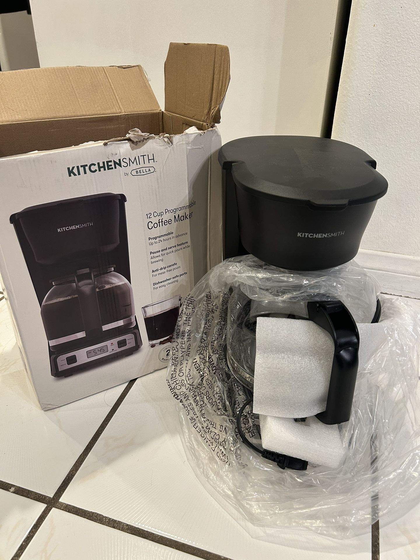 KitchenSmith Coffee Maker 12 Cups