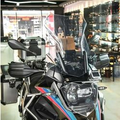 New Motorcycle Large Windshield Windscreen Wind Screen Deflector Protector Fairing 