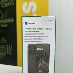 New 2025 Motorola Edge For $99.99