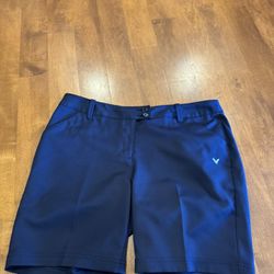Woman’s Callaway Golf Shorts Shipping Available 