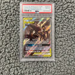 2020 Black Star Umbreon & Darkrai Tag Team GX Promo PSA 8