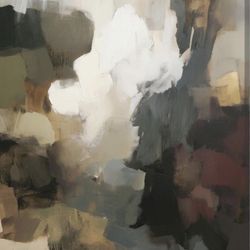 36x45 Muted Tones III Canvas Print Boho Wall Art By Art Remedy