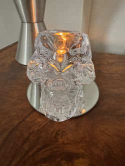 Skull Pair Candle Holder