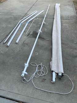 16' x 12' Retractable Canvas Awning