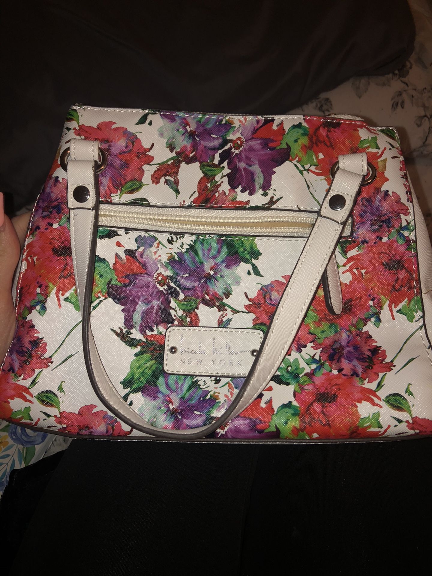 Nicole Miller Floral Purse