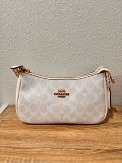 White Teri Coach Bag