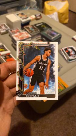 Carter Bryant 2025 NBA Topps Holiday Rookie Card No. H174