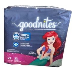 Goodnites Bedwetting Underwear for Girls, Size XS (28-43 lbs), 44 Ct