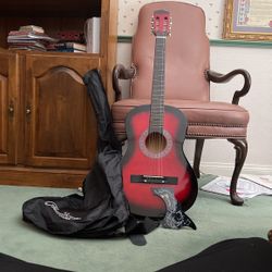Acoustic Guitar With Bag