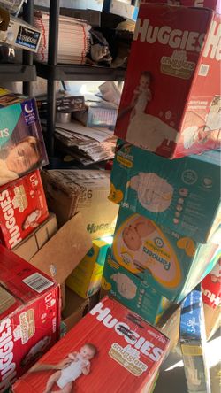 All size pamper and huggies