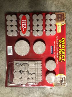 Felt pads for hardwood floors