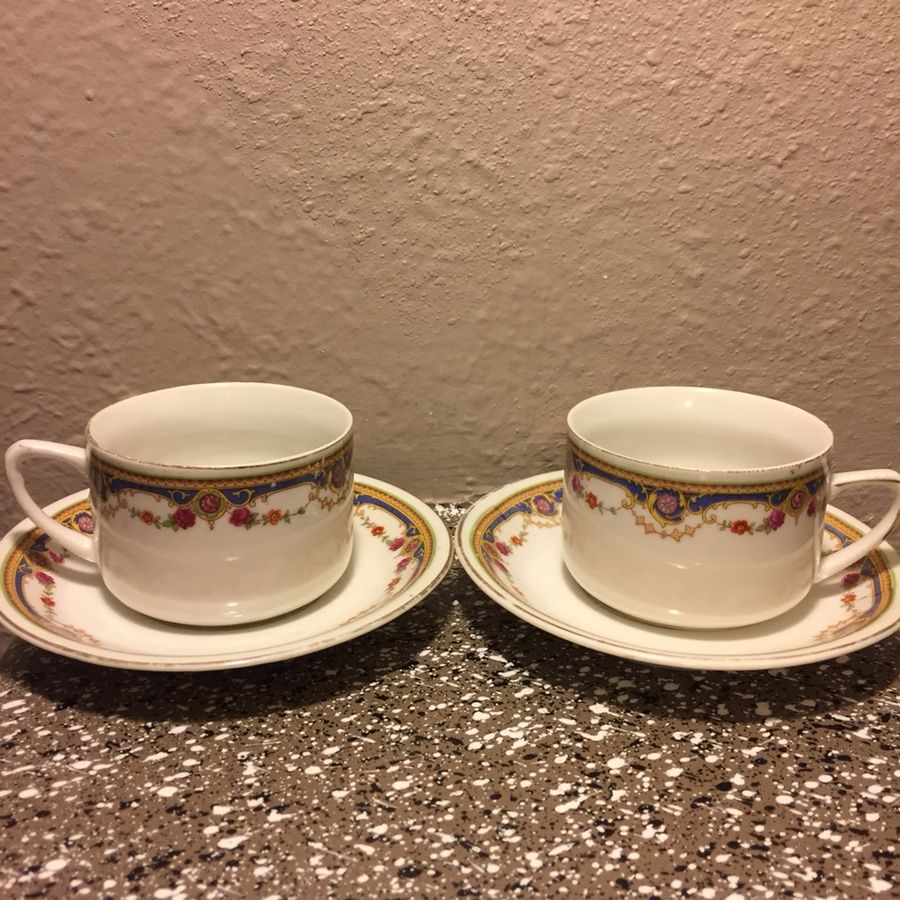 Vintage cups and saucers