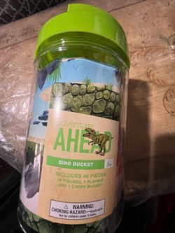 Adventure Ahead Dino Bucket 40-Piece Set