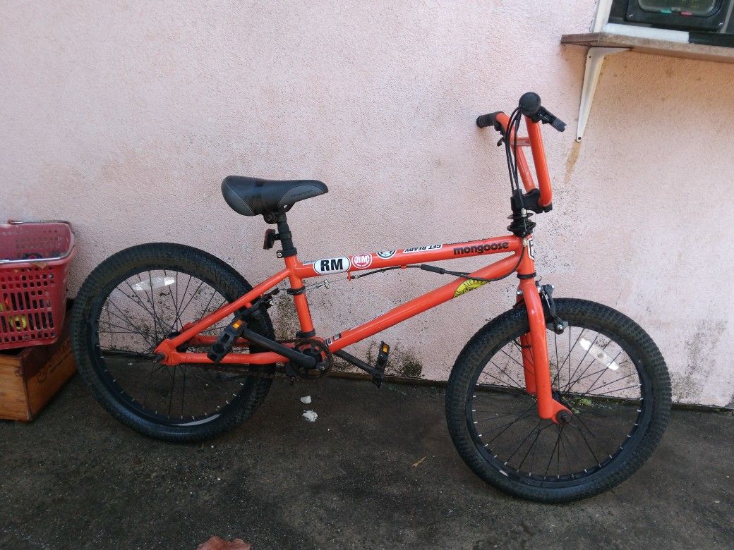 Orange Mongoose BMX Bike