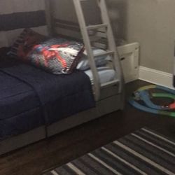Bunk Beds Full And Twin Size. No Mattress. 