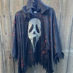 Halloween Scream Ghost Face Cape
