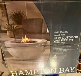 Grove Park 36.00 in. W Stone Propane Outdoor with Fire Glass