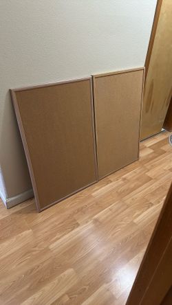 Corkboards 35” X 23” ($10 each, $16 both)