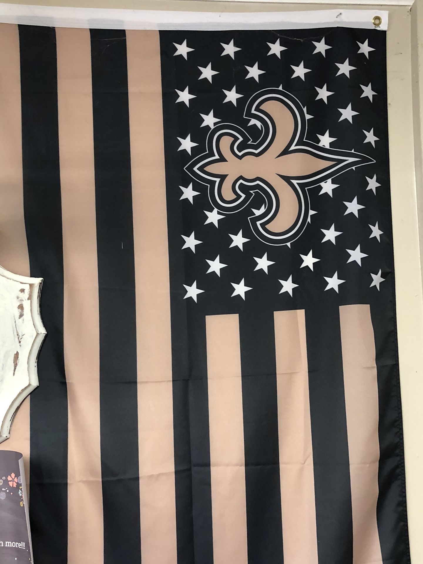 Large 5’ X 3’ Saints Flag