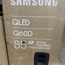 SAMSUNG 85-Inch Class QLED 4K Q60D Series Quantum HDR, Dual LED, Object Tracking Sound Lite, Q-Symphony, Motion Xcelerator, Gaming Hub, Smart TV with 