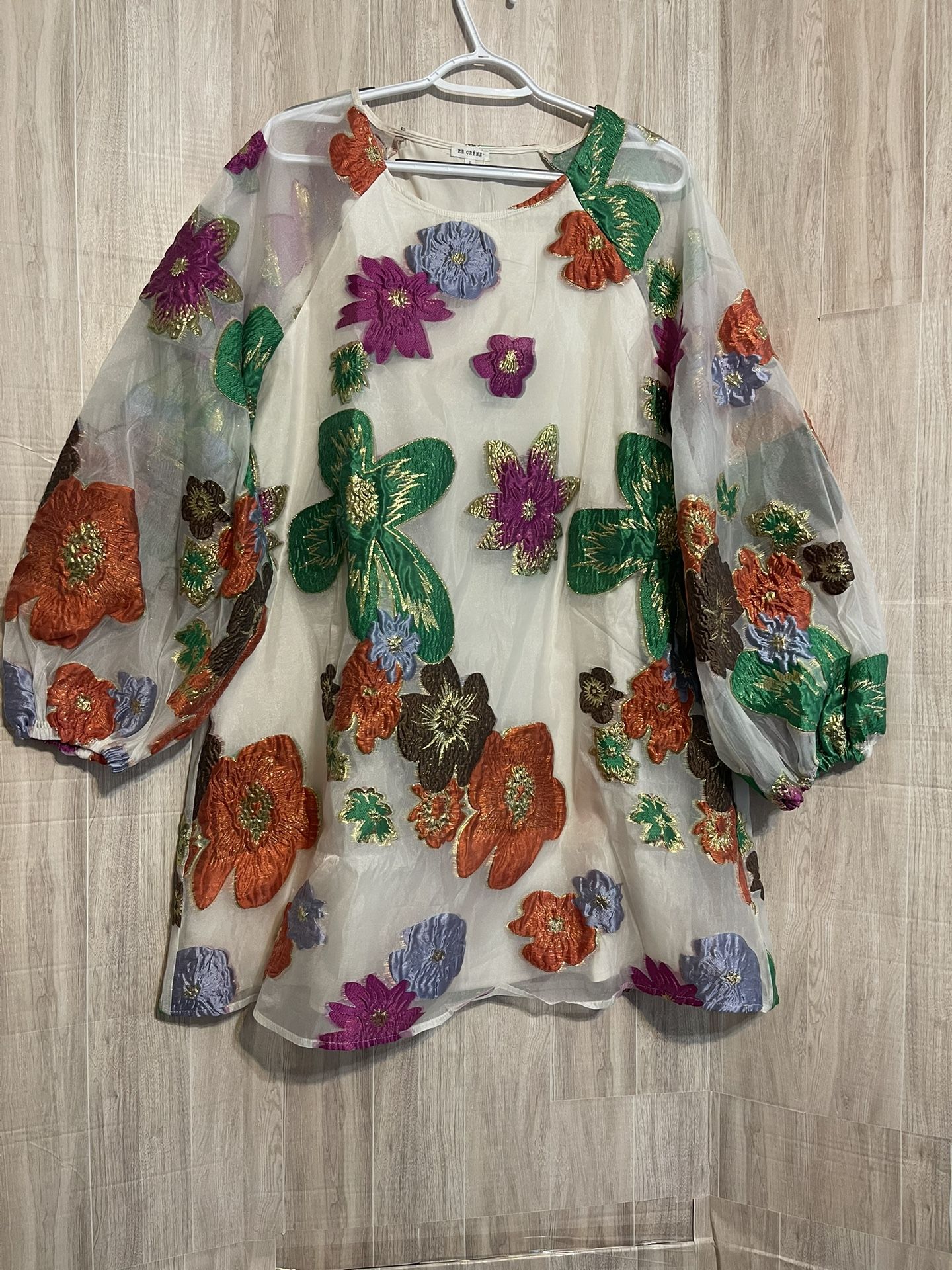 NEW! En Crème Floral Dress