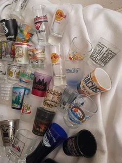 All my shot glasses