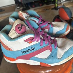 pair of Reebok Court Victory Pump sneakers