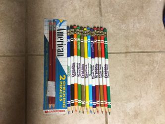 New Crayola erasable color pencils and two red (12 pencils) $2 Firm