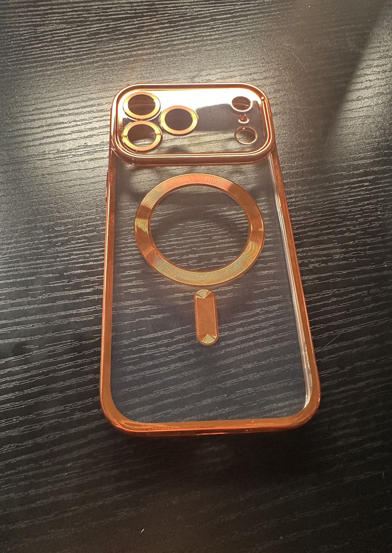 iPhone 17 Pro Max Case - Metallic Orange