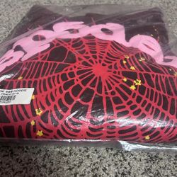 Brown And Pink Spider Hoddie 