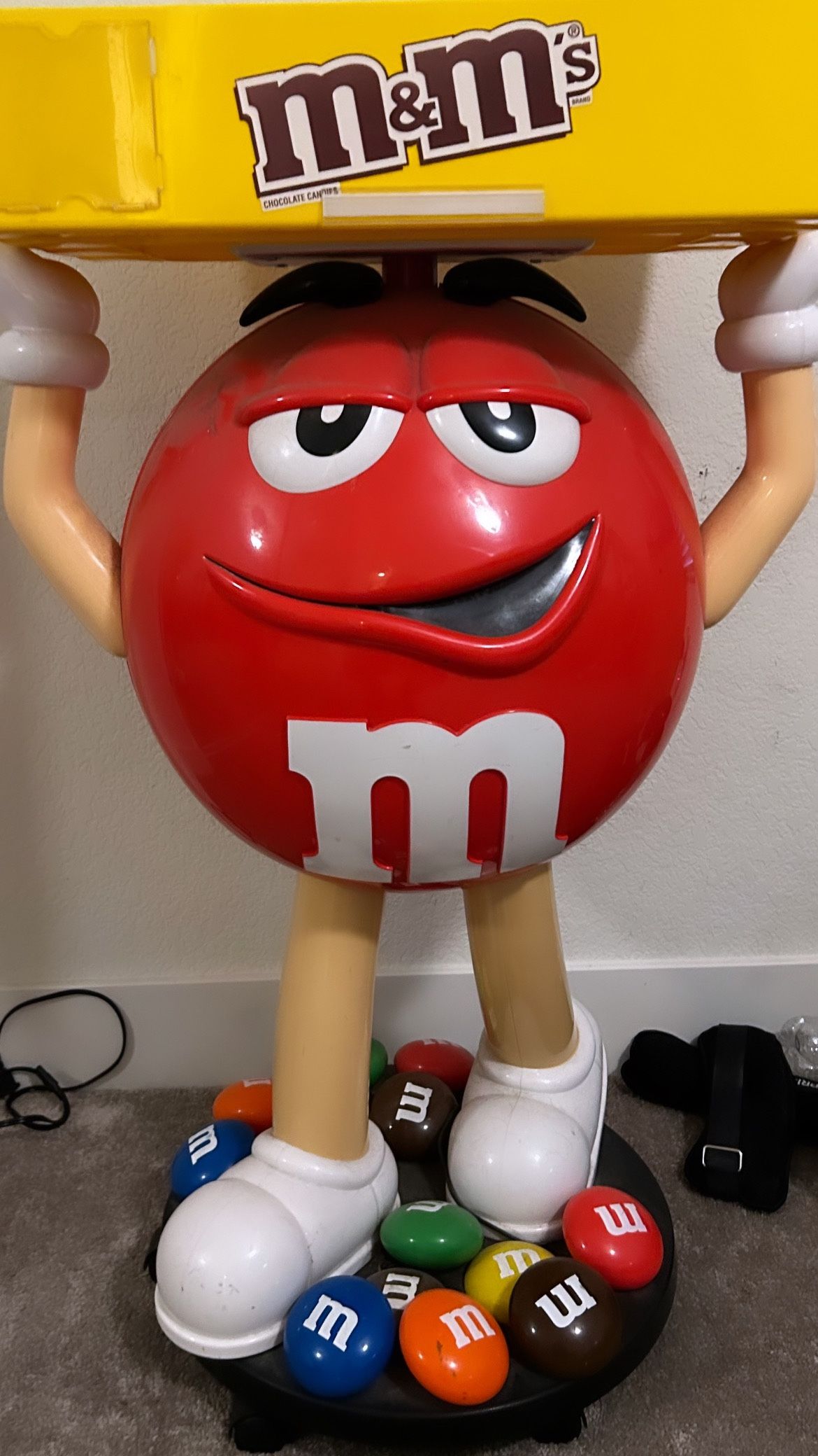 M&M Store Display Red Guy M&M