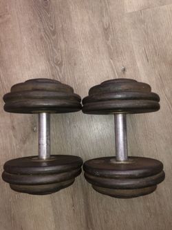 60 lb dumbells