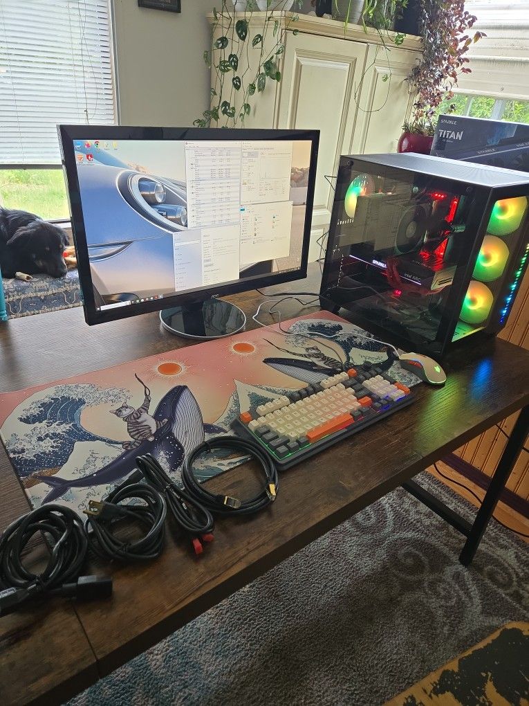 4.8GHz Intel Core I7 BEAST Bundle:: Desktop, Monitor, Keyboard, Mouse +
