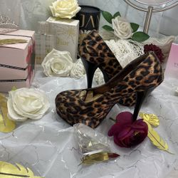 Leopard Heels
