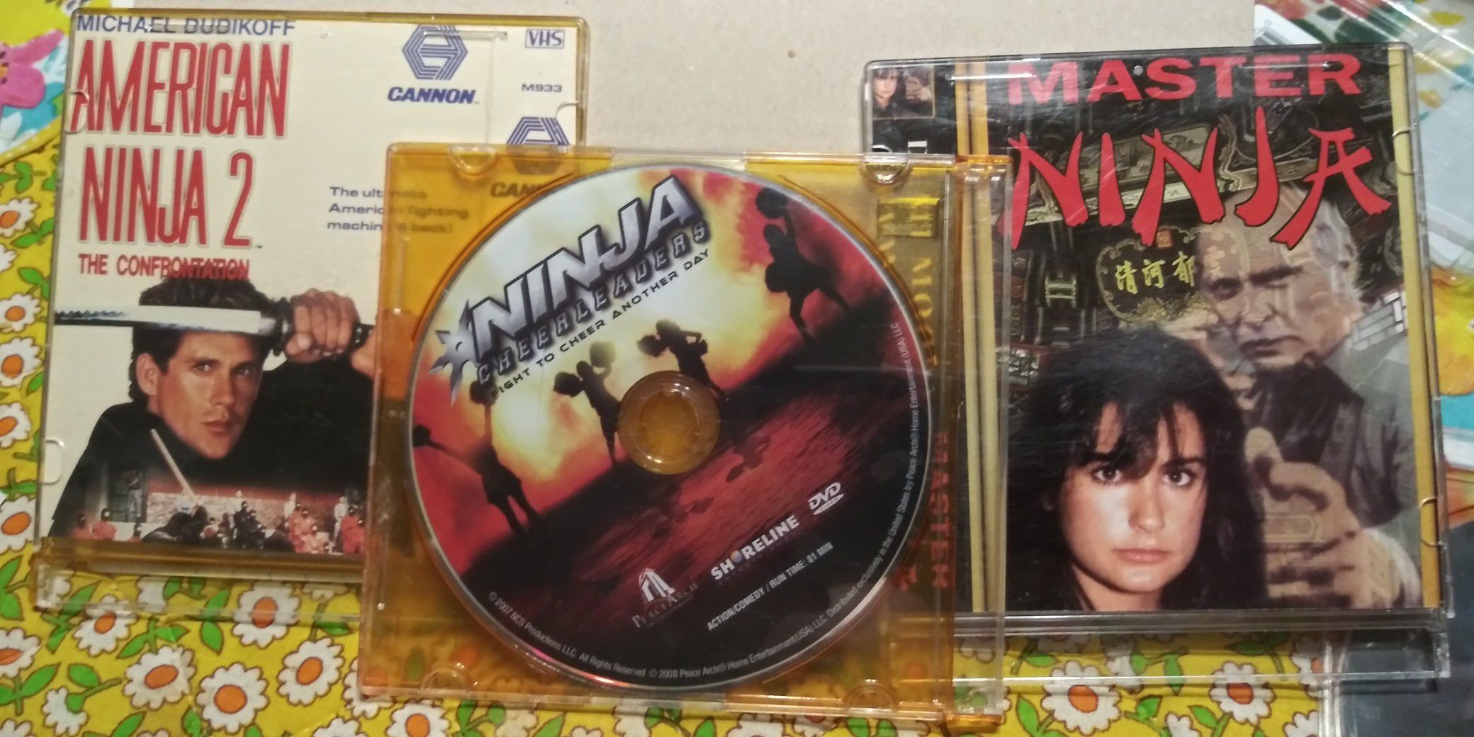 6 ninja dvds