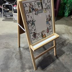 Youth Art Easel / Chalkboard  Stand Foldable - Very Good Condition 