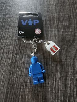Lego Blue Man VIP Keychain