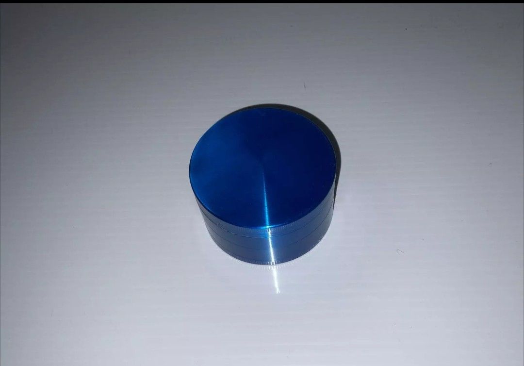 Blue Metal Tobacco/Herb Grinder