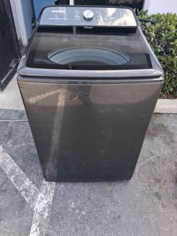 Samsung stainless steel top load washer large capacity fully functional