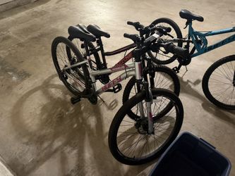 3 bikes all basically new
