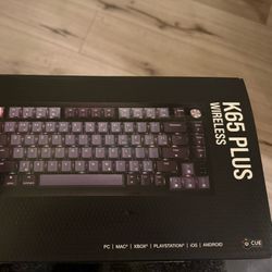 Corsair K65 Plus Wireless Keyboard. 