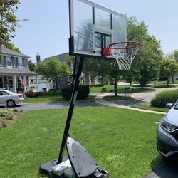 Spalding 54 Acrylic Portable Basketball Hoop : Target