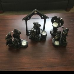 Party Light Nativity Set