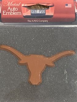 Metal  Auto Longhorn Emblem 