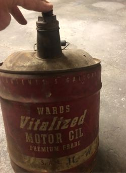 Vintage Wards Vitalized Motor Oil