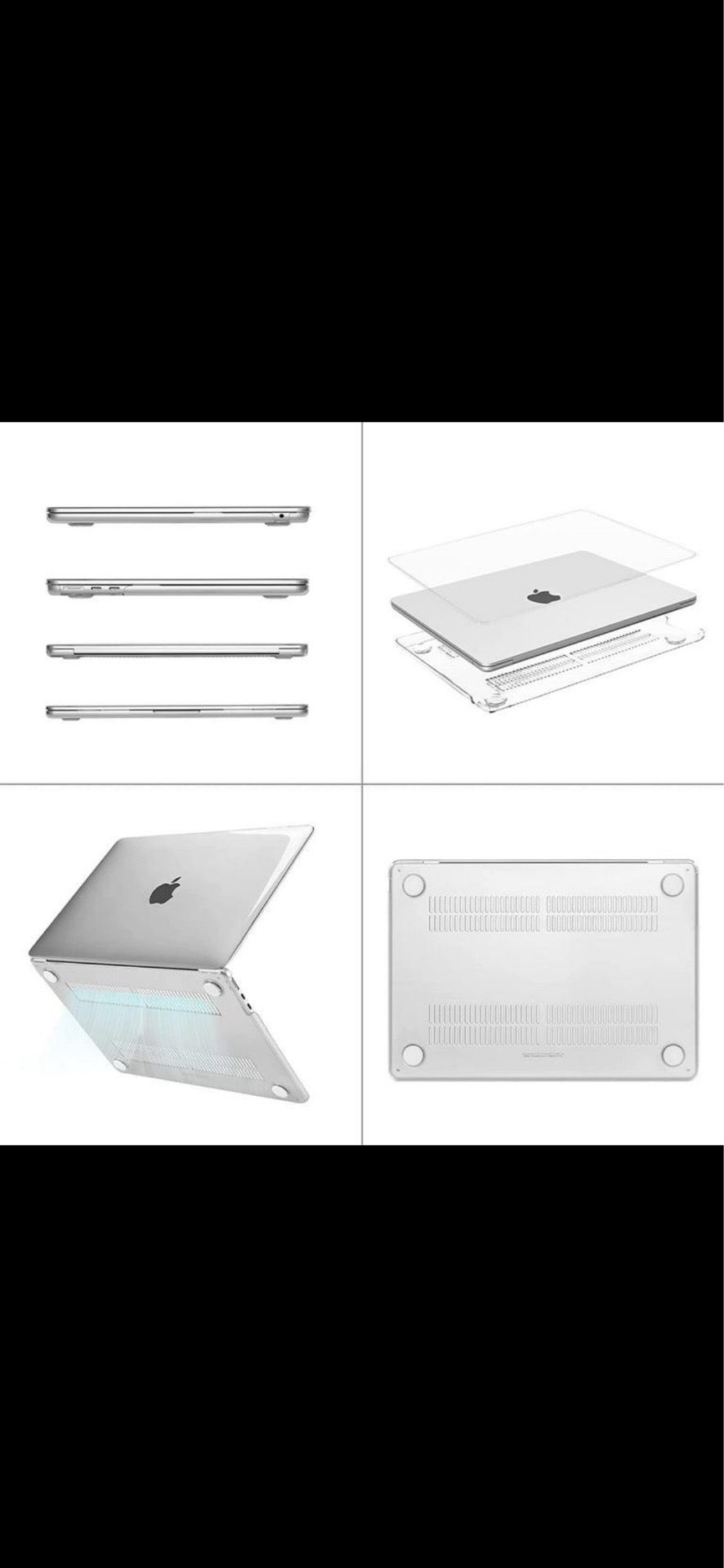 MOSISO MacBook Hard Shell Case Bundle – Crystal Clear