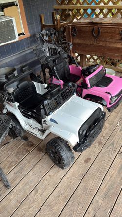 Kids jeeps $120 each like new