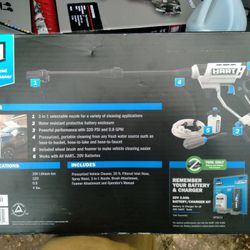 Pressurized Vehicle Cleaner 20 Volt System