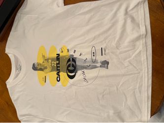 NWT Caitlin Clark Logo Heavyweight Nike Max90 Loose Fit Shirt Mens XXL