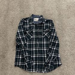 Original Weatherproof Vintage Flannel Shirt Men's Large Button Down 90's Grunge